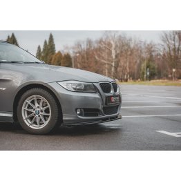 Накладка сплиттер на передний бампер на BMW 3 E90 / E91